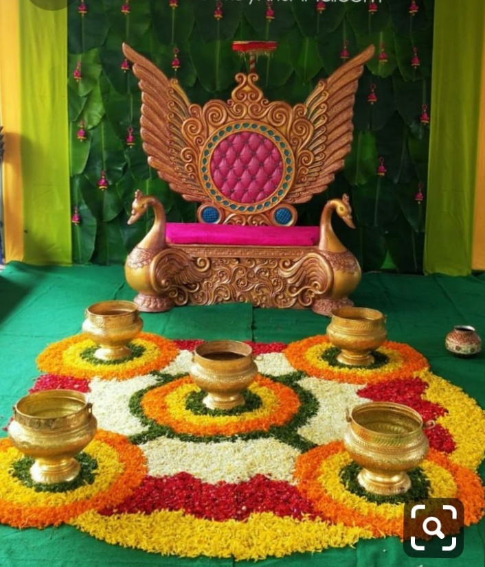 Haldi Simple decorations decoration setup in Hyderabad